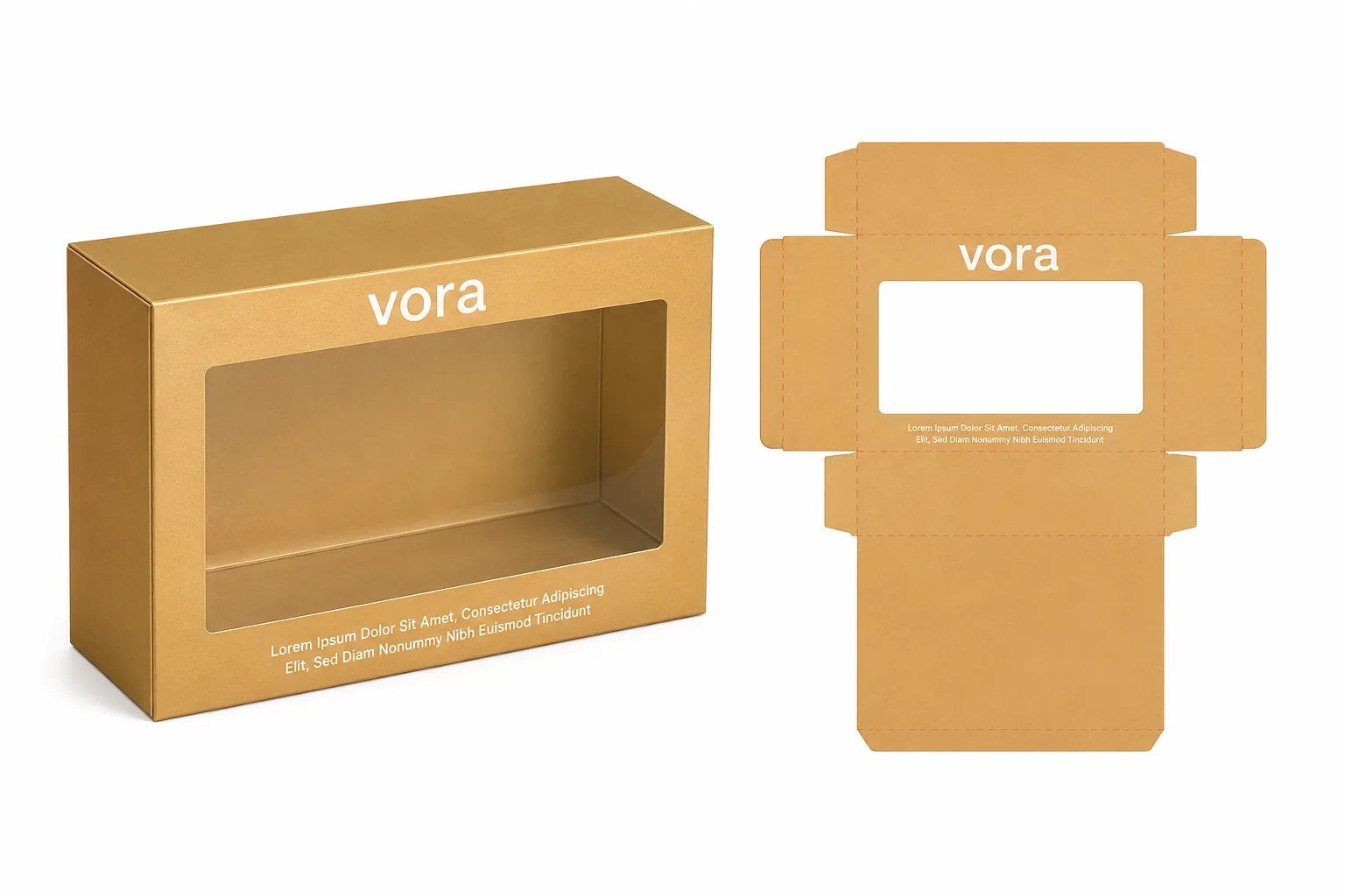 Window box packaging