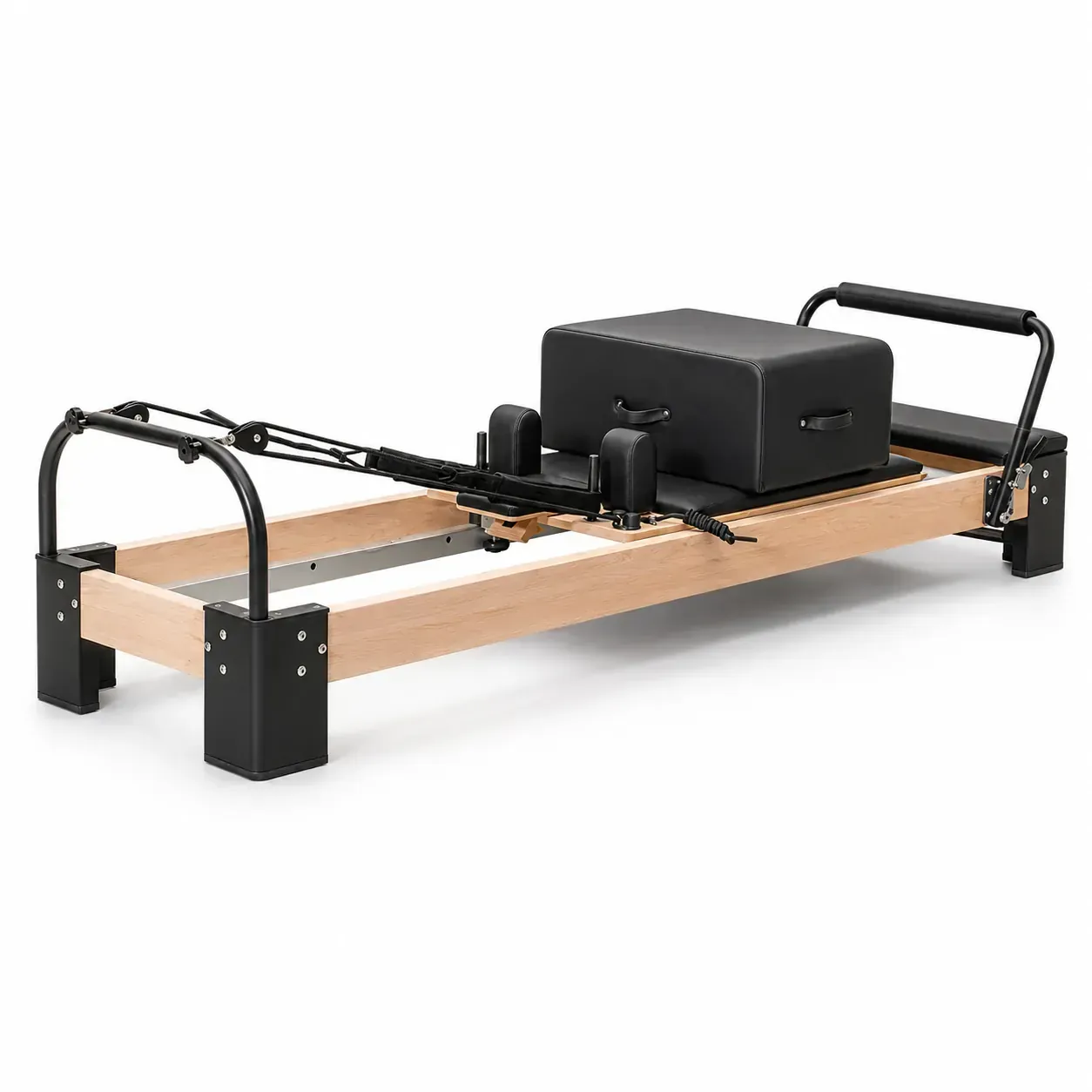 Commercial Wooden Pilates Reformer with Box